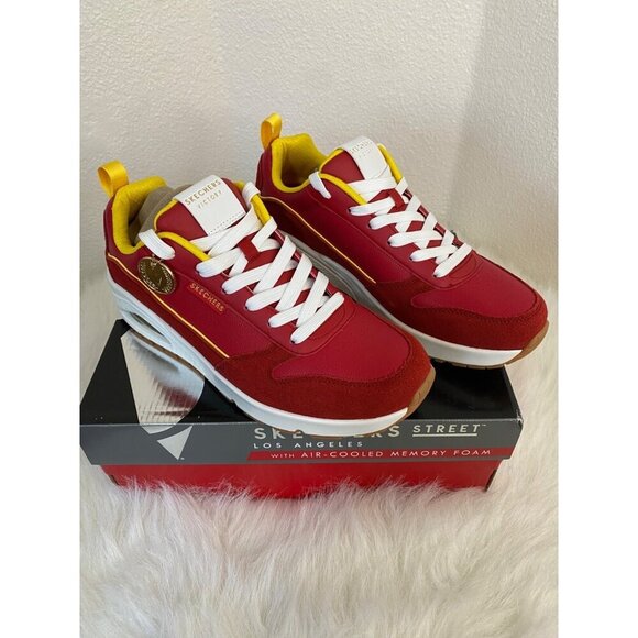 Skechers Uno Victory Pack  Red/Yellow Spain Size 9 Mens Air-Cooled Memory Foam main image 8